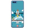 Funda Gel Tpu para Huawei Honor View 10 Diseño Cohete Dibujos
