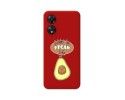 Funda Silicona Líquida Roja para Oppo A78 5G diseño Vegan Life Dibujos
