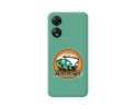 Funda Silicona Líquida Verde para Oppo A78 5G diseño Adventure Dibujos