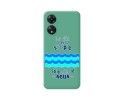 Funda Silicona Líquida Verde para Oppo A78 5G diseño Agua Dibujos