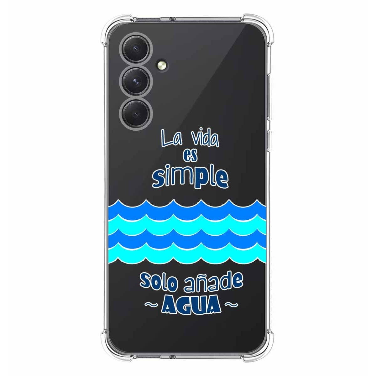 Funda Silicona Antigolpes para Samsung Galaxy A54 5G diseño Agua Dibujos