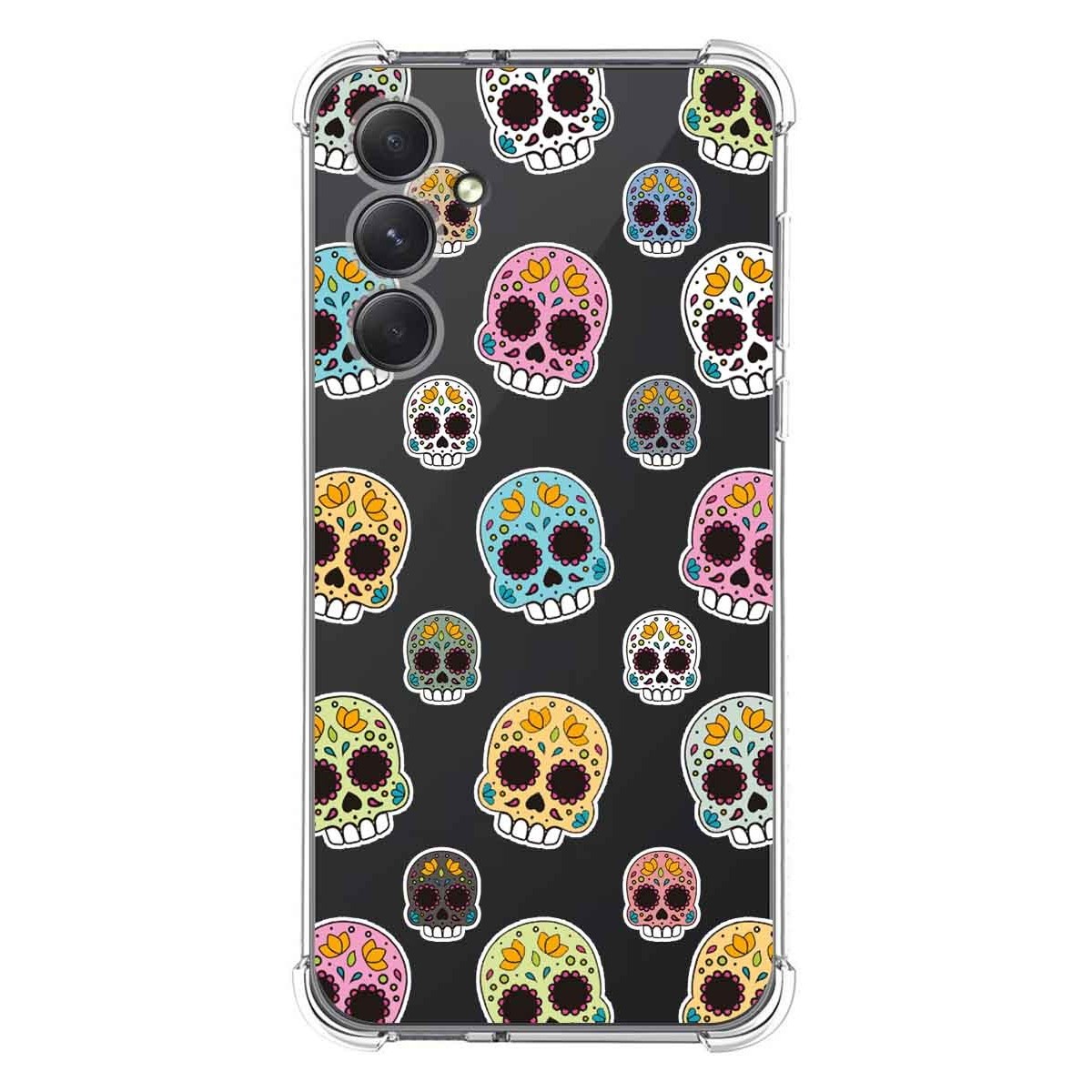 Funda Silicona Antigolpes para Samsung Galaxy A54 5G diseño Catrina Dibujos