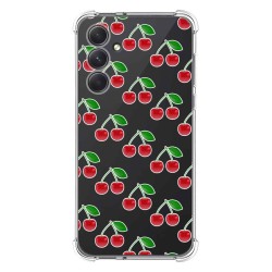 Funda Silicona Antigolpes para Samsung Galaxy A54 5G diseño Cerezas Dibujos