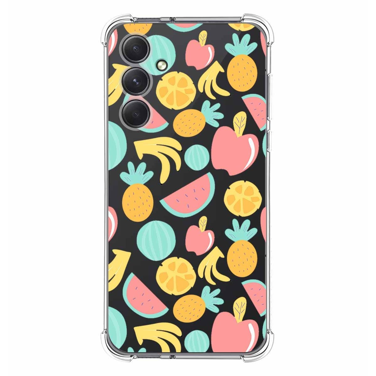 Funda Silicona Antigolpes para Samsung Galaxy A54 5G diseño Frutas 02 Dibujos