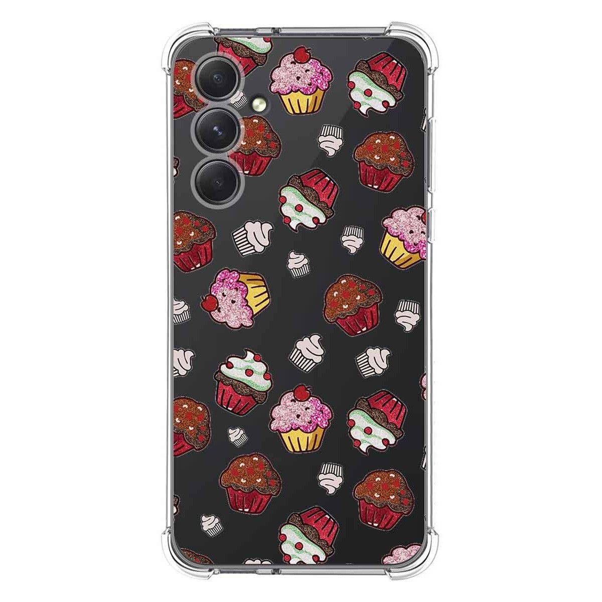 Funda Silicona Antigolpes para Samsung Galaxy A54 5G diseño Muffins Dibujos