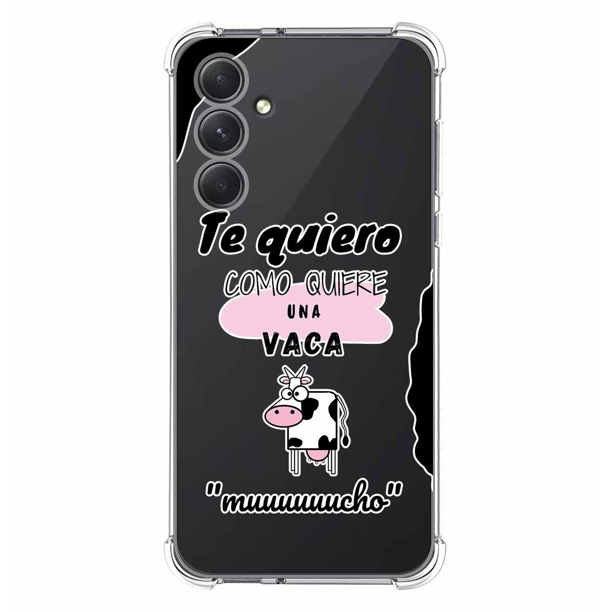 Funda Silicona Antigolpes para Samsung Galaxy A54 5G diseño Vaca Dibujos