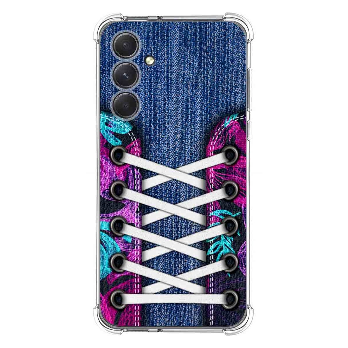 Funda Silicona Antigolpes para Samsung Galaxy A54 5G diseño Zapatillas 06 Dibujos