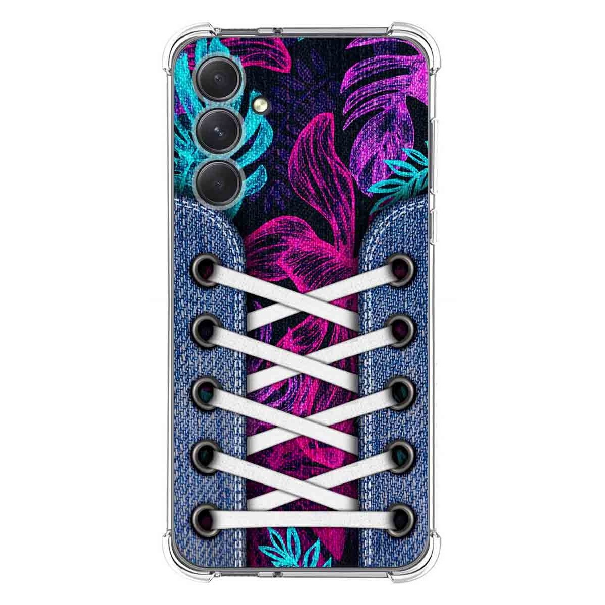 Funda Silicona Antigolpes para Samsung Galaxy A54 5G diseño Zapatillas 07 Dibujos