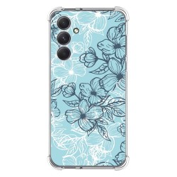 Funda Silicona Antigolpes para Samsung Galaxy A54 5G diseño Flores 03 Dibujos