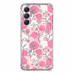 Funda Silicona Antigolpes para Samsung Galaxy A54 5G diseño Flores 07 Dibujos