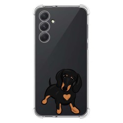 Funda Silicona Antigolpes para Samsung Galaxy A54 5G diseño Perros 04 Dibujos