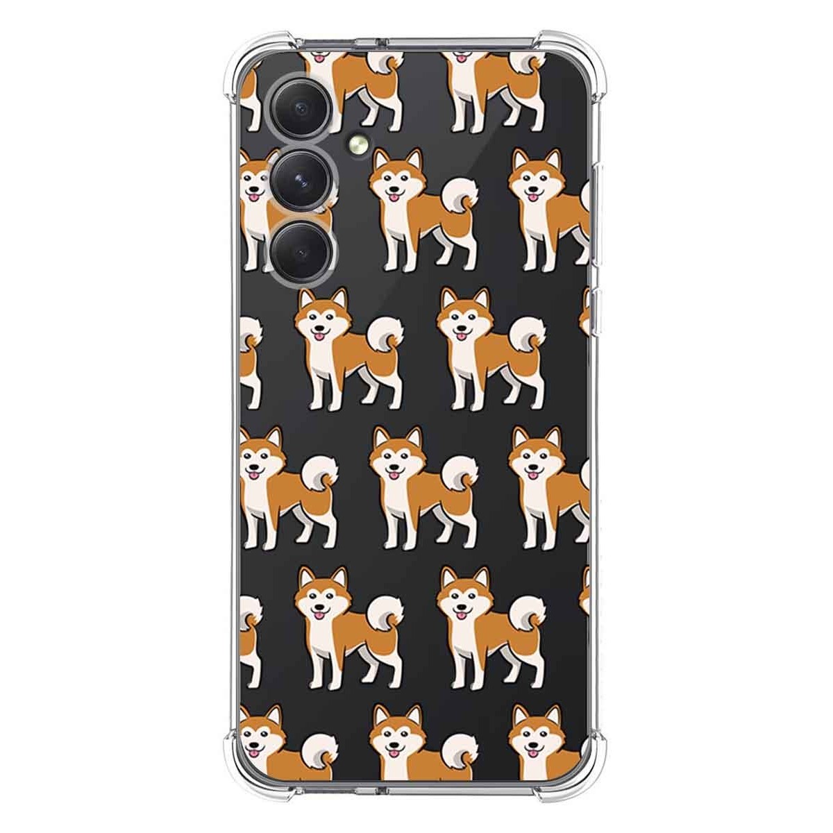 Funda Silicona Antigolpes para Samsung Galaxy A54 5G diseño Perros 08 Dibujos