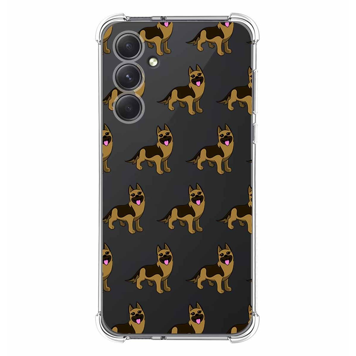 Funda Silicona Antigolpes para Samsung Galaxy A54 5G diseño Perros 09 Dibujos