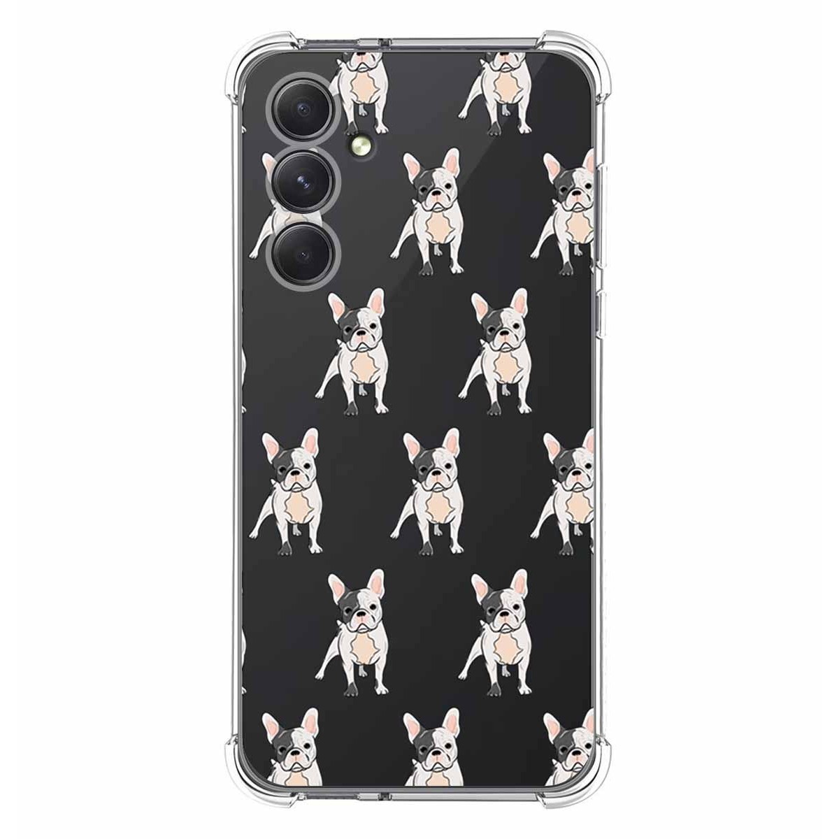 Funda Silicona Antigolpes para Samsung Galaxy A54 5G diseño Perros 12 Dibujos