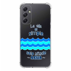 Funda Silicona Antigolpes para Samsung Galaxy A34 5G diseño Agua Dibujos