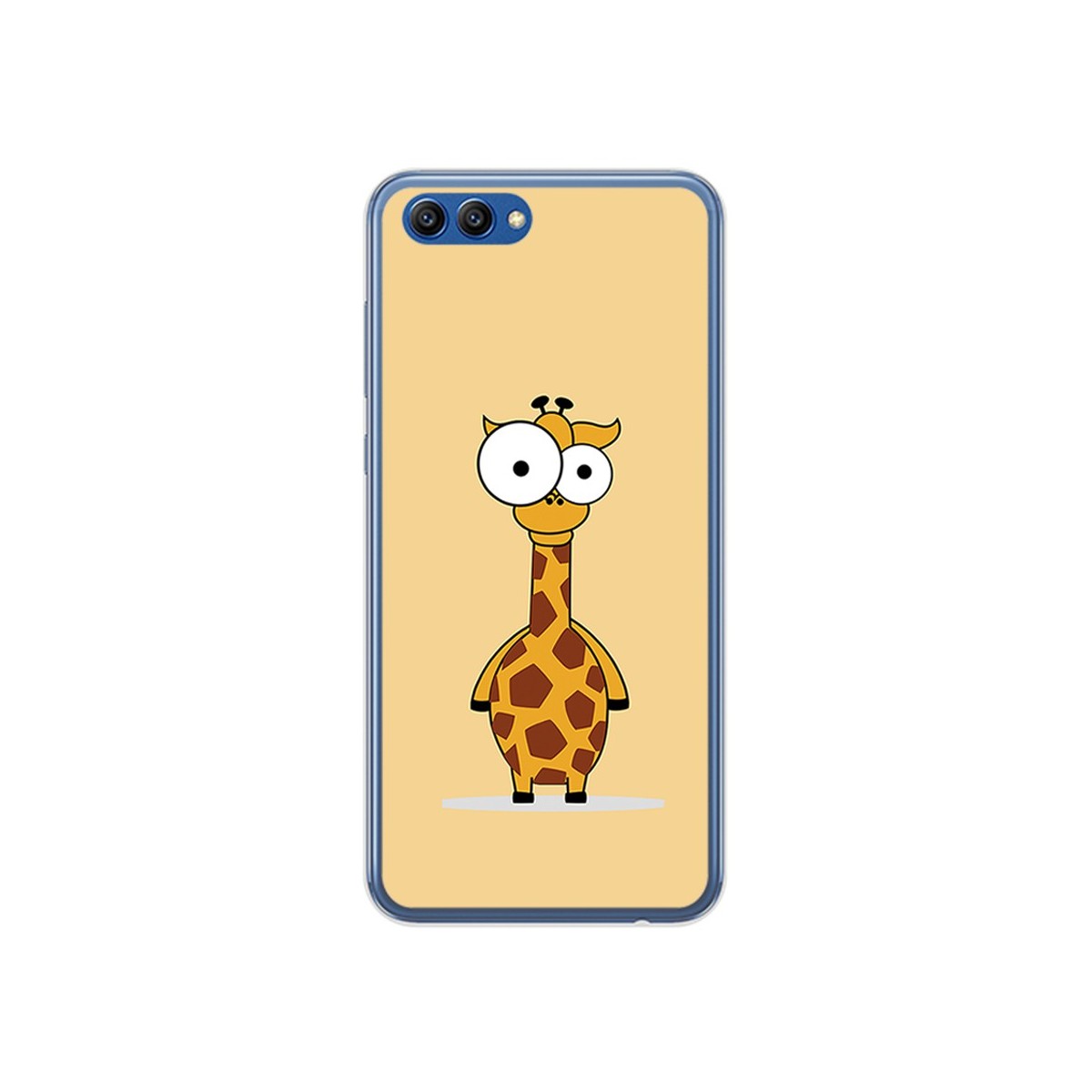 Funda Gel Tpu para Huawei Honor View 10 Diseño Jirafa Dibujos