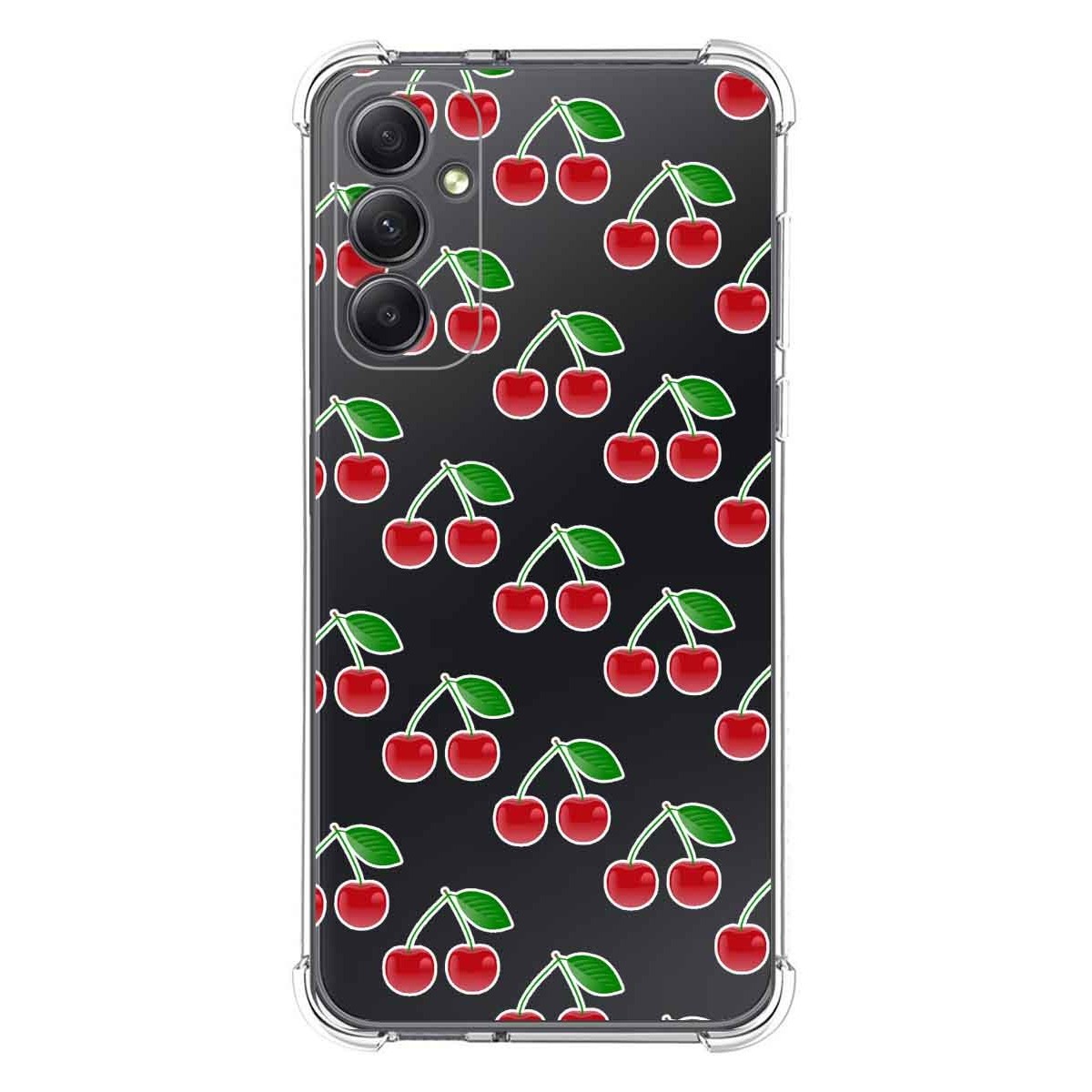 Funda Silicona Antigolpes para Samsung Galaxy A34 5G diseño Cerezas Dibujos