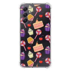 Funda Silicona Antigolpes para Samsung Galaxy A34 5G diseño Dulces 01 Dibujos