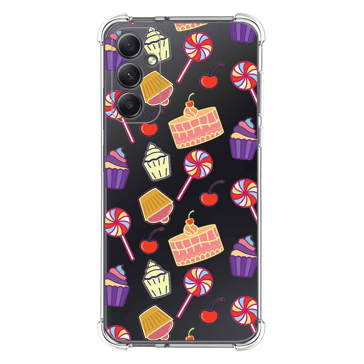 Funda Silicona Antigolpes para Samsung Galaxy A34 5G diseño Dulces 01 Dibujos