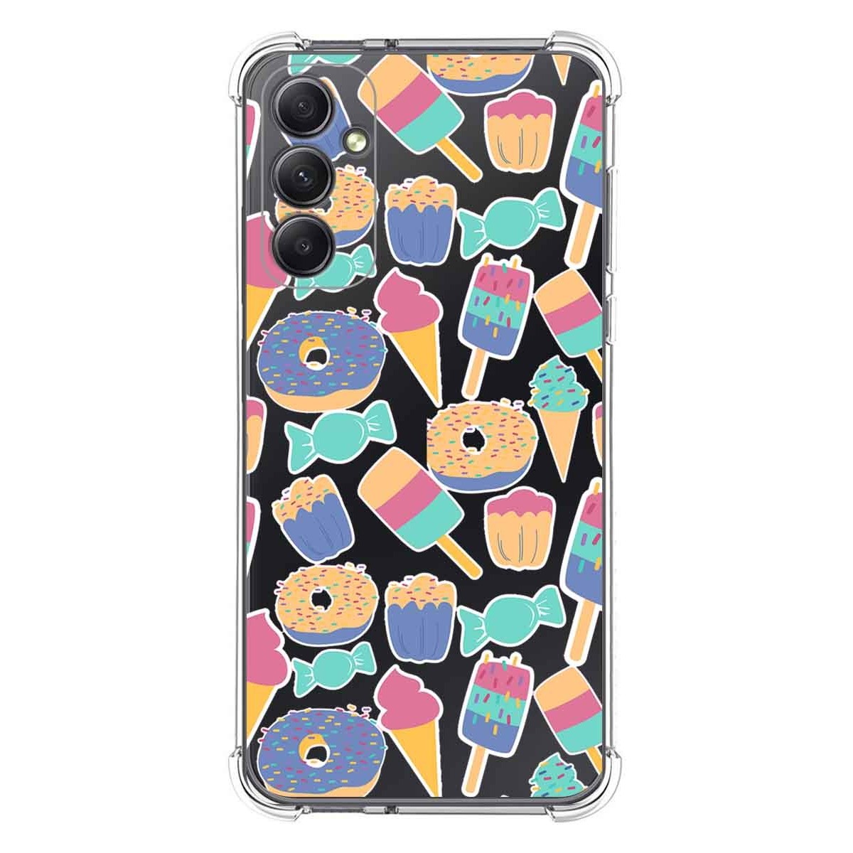 Funda Silicona Antigolpes para Samsung Galaxy A34 5G diseño Dulces 02 Dibujos