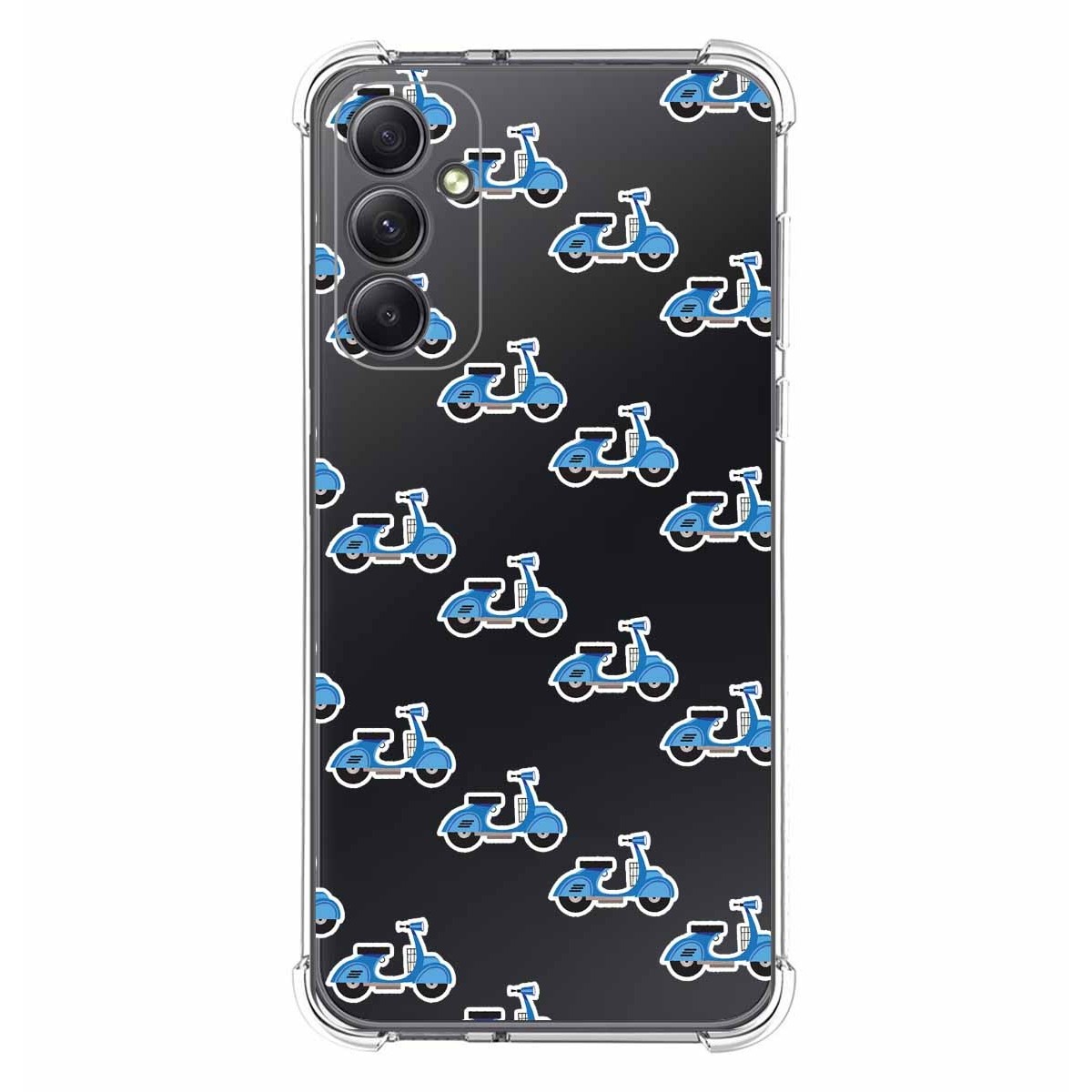 Funda Silicona Antigolpes para Samsung Galaxy A34 5G diseño Scooter Dibujos