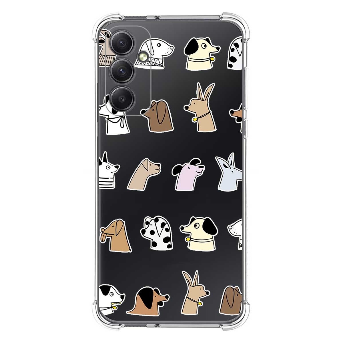 Funda Silicona Antigolpes para Samsung Galaxy A34 5G diseño Perros Dibujos