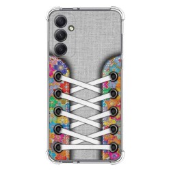 Funda Silicona Antigolpes para Samsung Galaxy A34 5G diseño Zapatillas 04 Dibujos