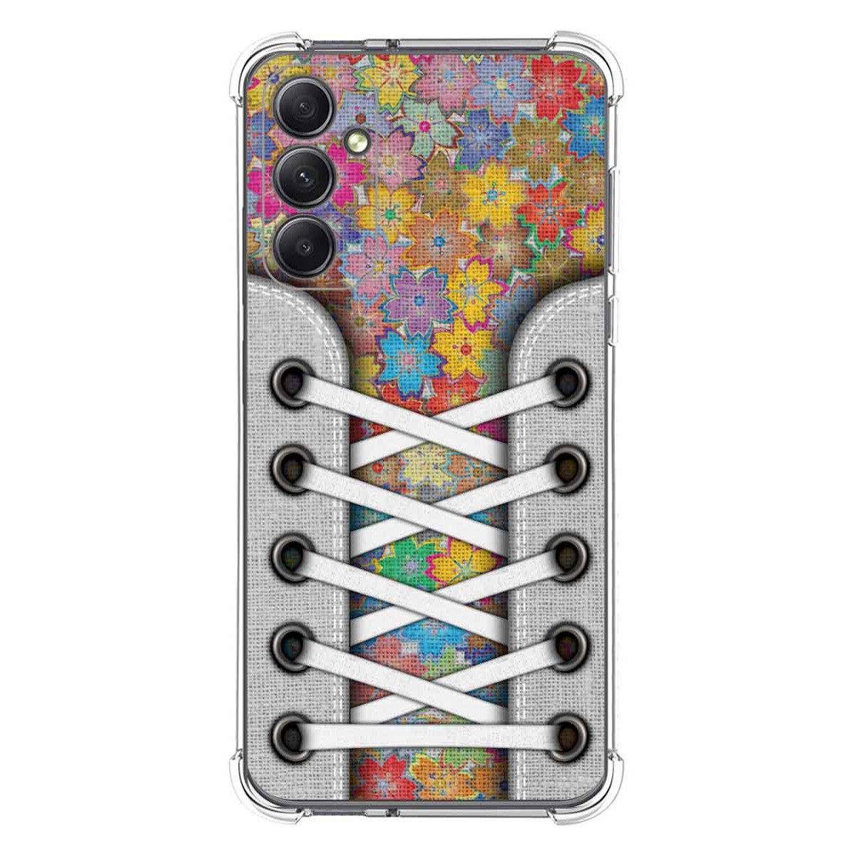 Funda Silicona Antigolpes para Samsung Galaxy A34 5G diseño Zapatillas 05 Dibujos