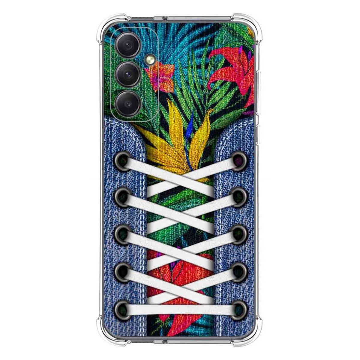 Funda Silicona Antigolpes para Samsung Galaxy A34 5G diseño Zapatillas 12 Dibujos