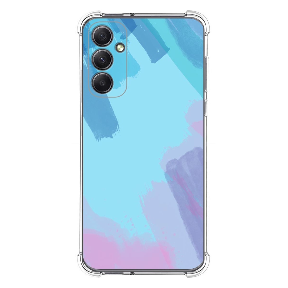 Funda Silicona Antigolpes para Samsung Galaxy A34 5G diseño Acuarela 10 Dibujos