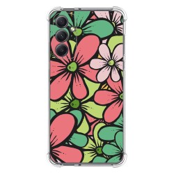 Funda Silicona Antigolpes para Samsung Galaxy A34 5G diseño Flores 02 Dibujos