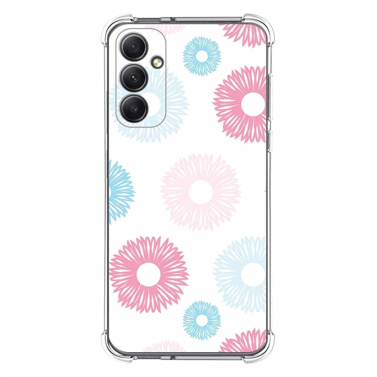 Funda Silicona Antigolpes para Samsung Galaxy A34 5G diseño Flores 06 Dibujos