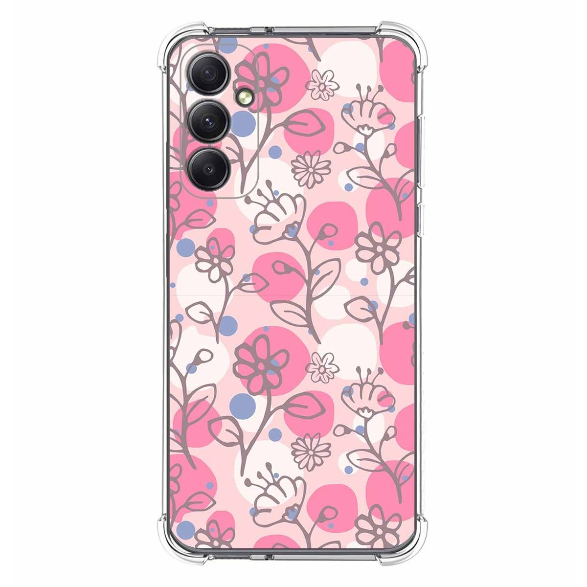 Funda Silicona Antigolpes para Samsung Galaxy A34 5G diseño Flores 07 Dibujos