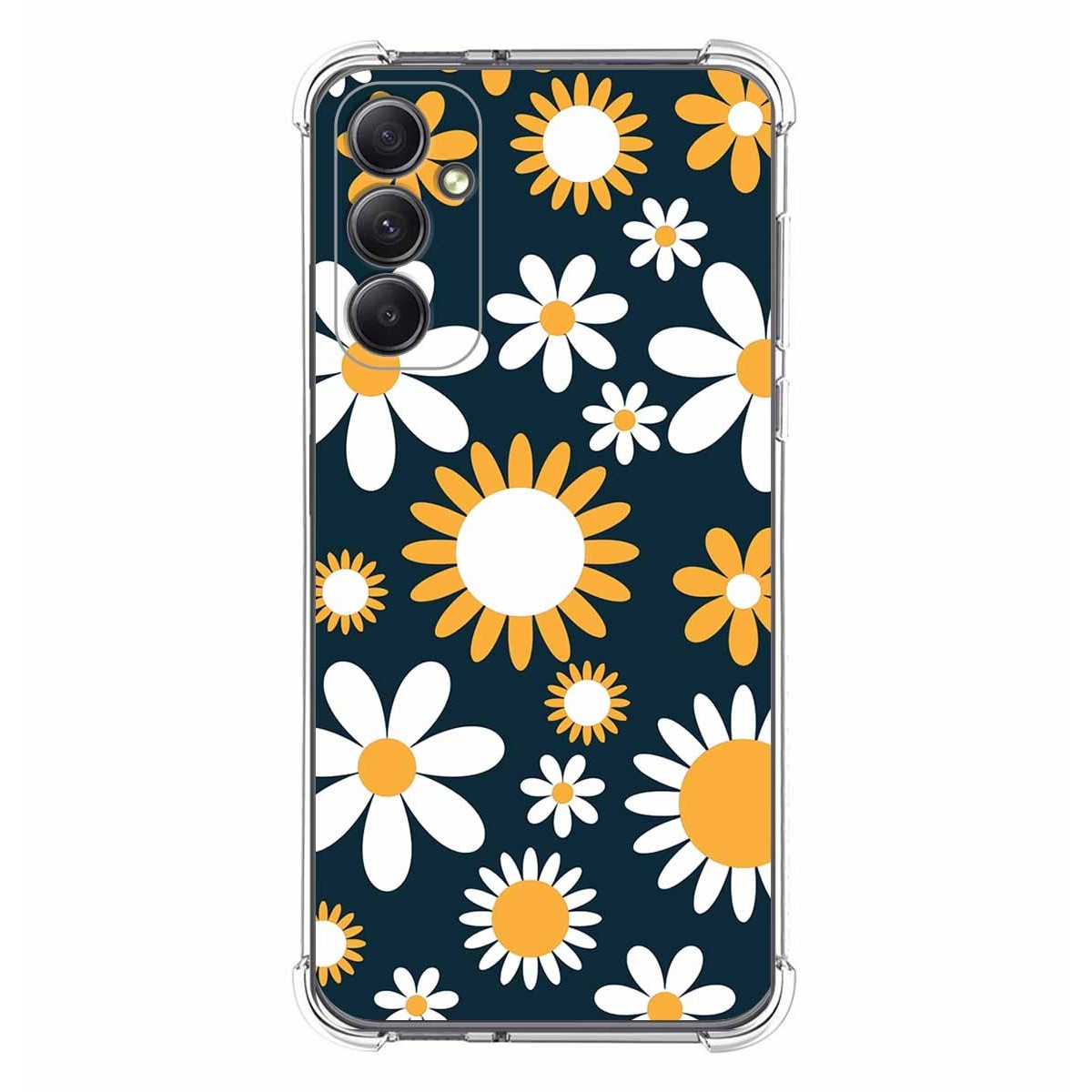 Funda Silicona Antigolpes para Samsung Galaxy A34 5G diseño Flores 08 Dibujos