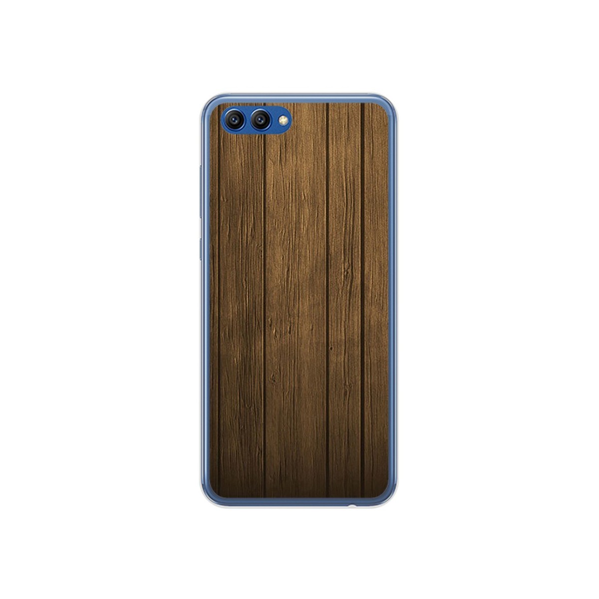 Funda Gel Tpu para Huawei Honor View 10 Diseño Madera Dibujos