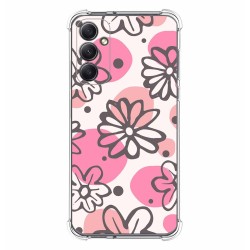 Funda Silicona Antigolpes para Samsung Galaxy A34 5G diseño Flores 09 Dibujos
