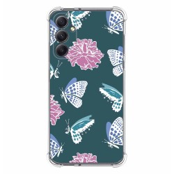 Funda Silicona Antigolpes para Samsung Galaxy A34 5G diseño Flores 10 Dibujos