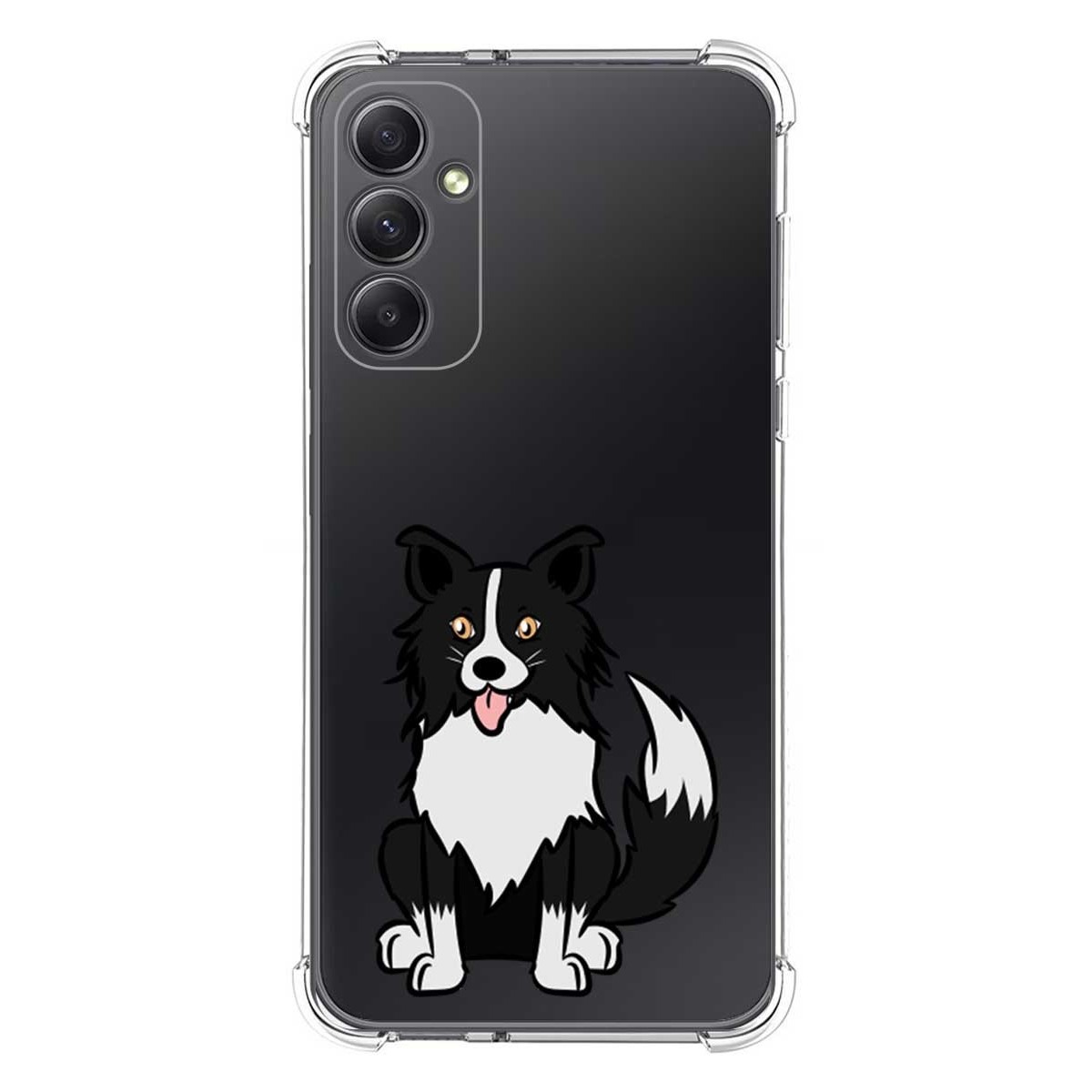 Funda Silicona Antigolpes para Samsung Galaxy A34 5G diseño Perros 01 Dibujos