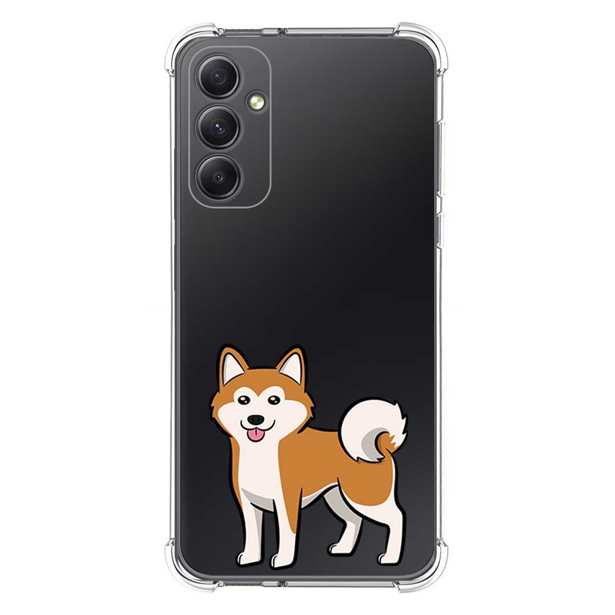 Funda Silicona Antigolpes para Samsung Galaxy A34 5G diseño Perros 02 Dibujos