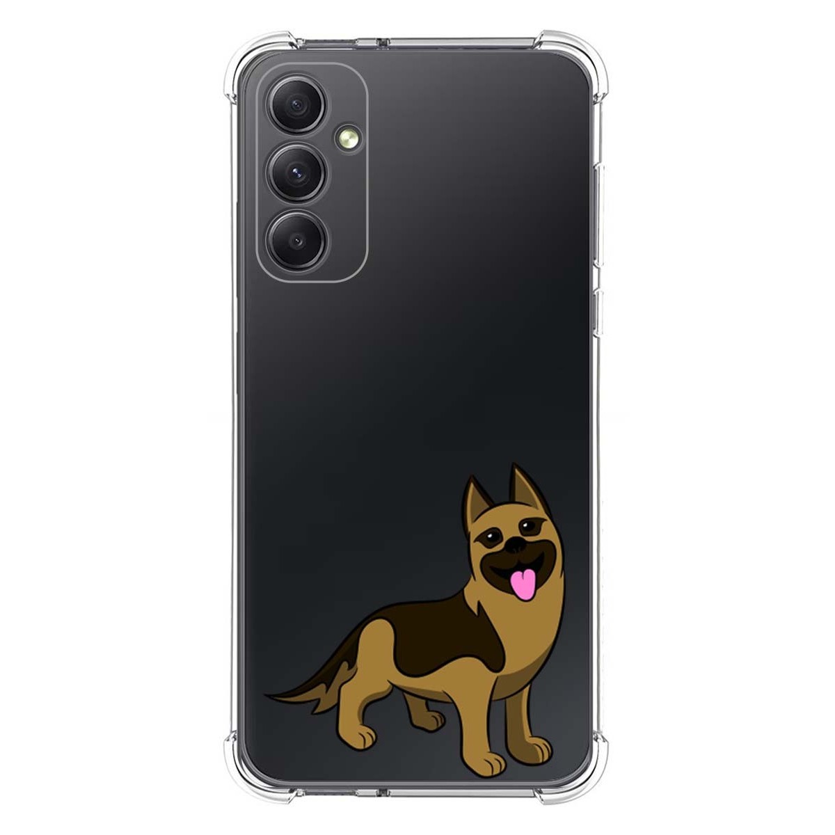 Funda Silicona Antigolpes para Samsung Galaxy A34 5G diseño Perros 03 Dibujos