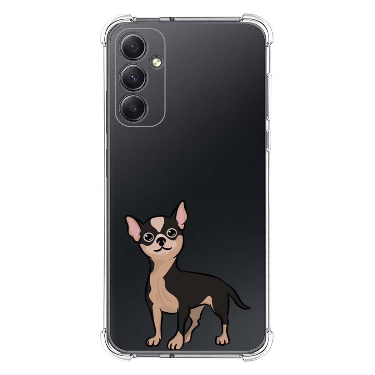 Funda Silicona Antigolpes para Samsung Galaxy A34 5G diseño Perros 05 Dibujos