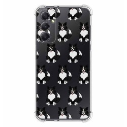 Funda Silicona Antigolpes para Samsung Galaxy A34 5G diseño Perros 07 Dibujos