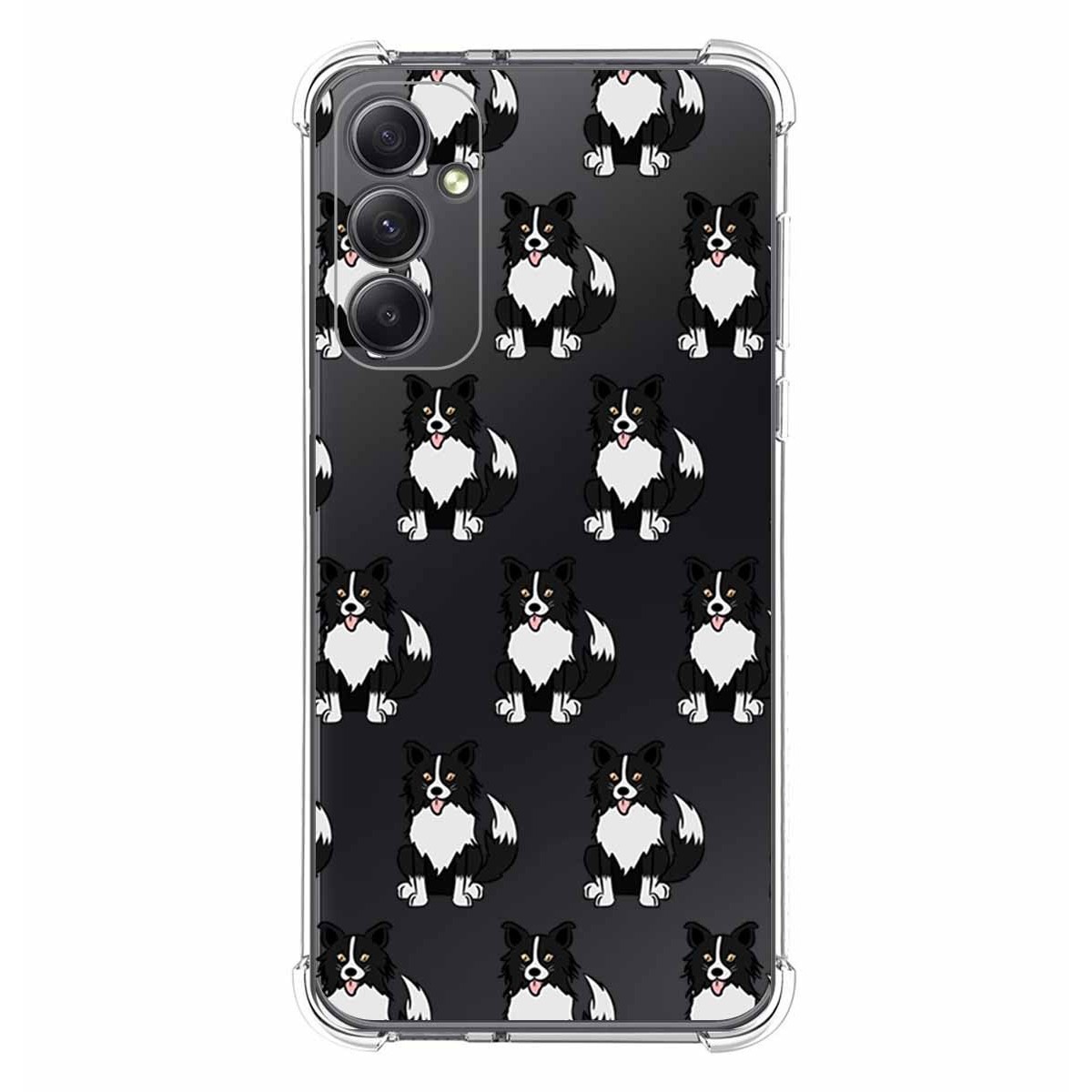 Funda Silicona Antigolpes para Samsung Galaxy A34 5G diseño Perros 07 Dibujos
