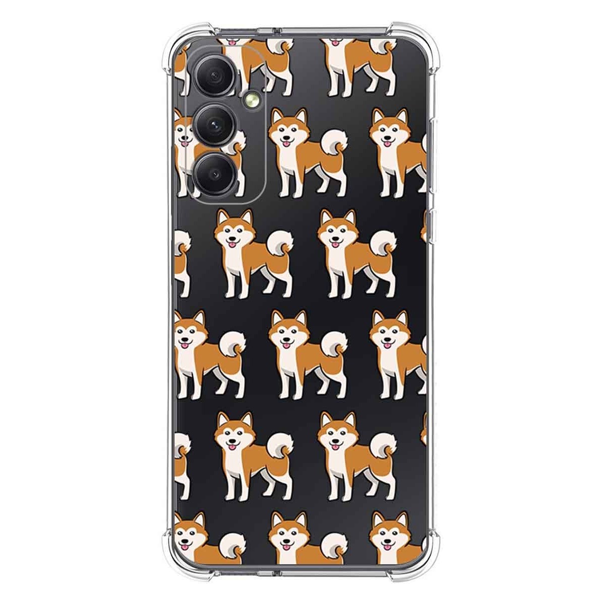 Funda Silicona Antigolpes para Samsung Galaxy A34 5G diseño Perros 08 Dibujos