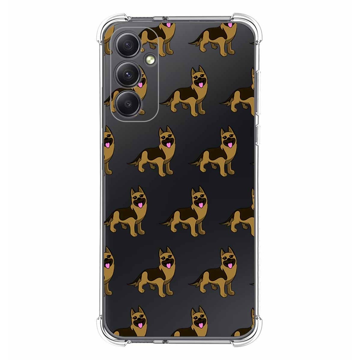 Funda Silicona Antigolpes para Samsung Galaxy A34 5G diseño Perros 09 Dibujos