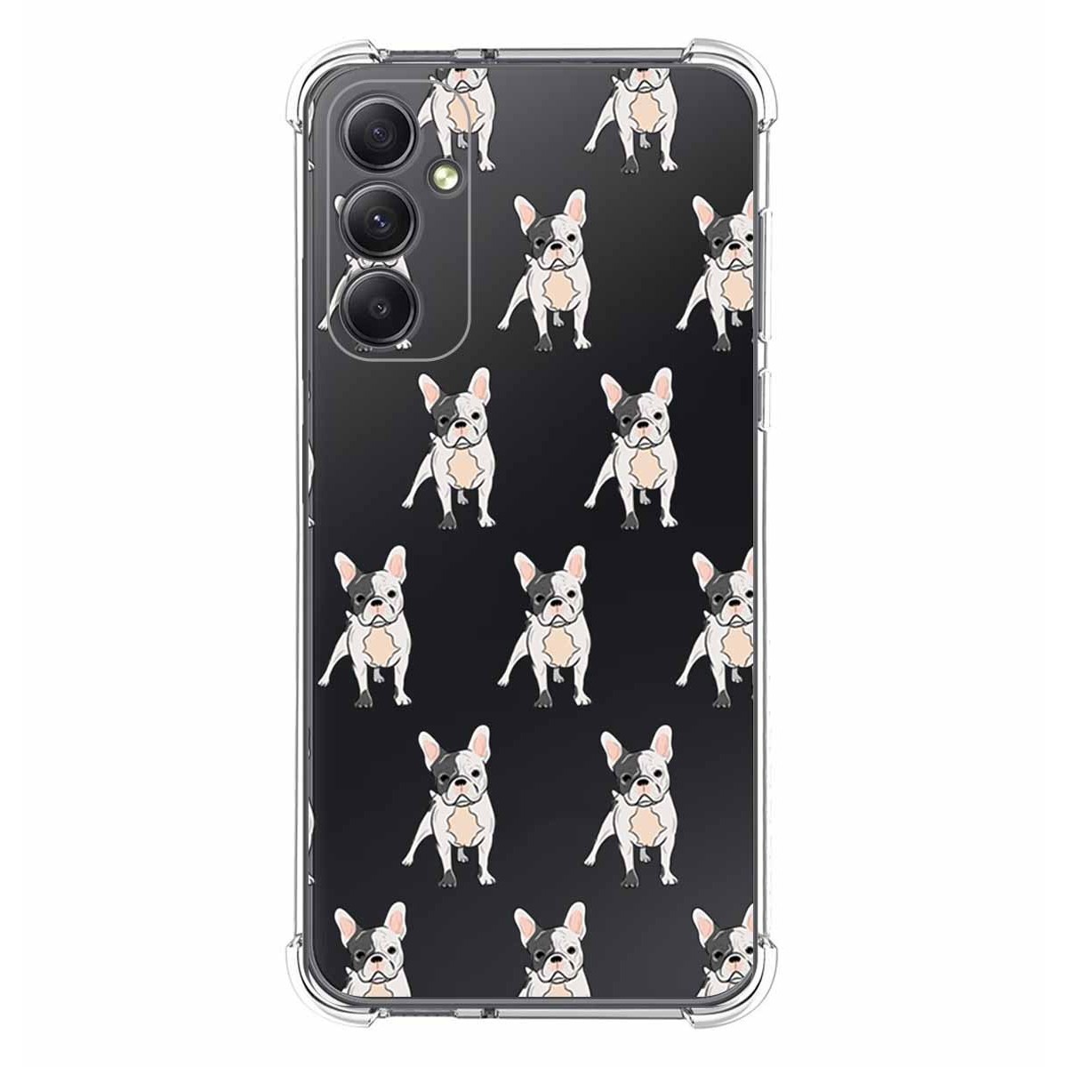 Funda Silicona Antigolpes para Samsung Galaxy A34 5G diseño Perros 12 Dibujos