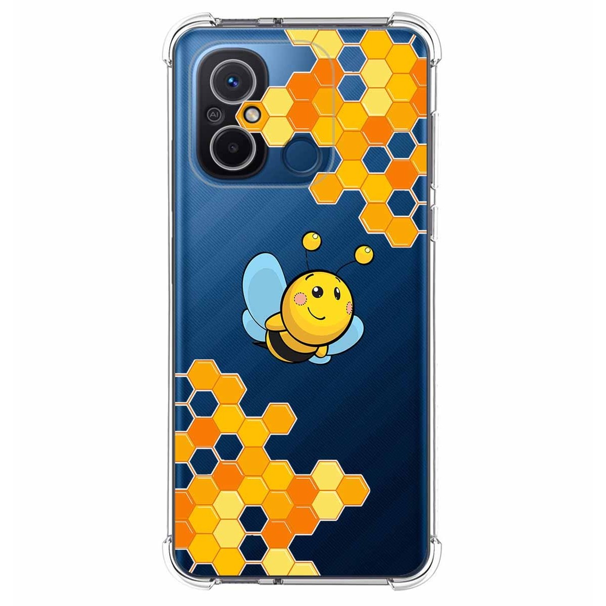 Funda Silicona Antigolpes compatible con Xiaomi Redmi 12C diseño Abeja Dibujos