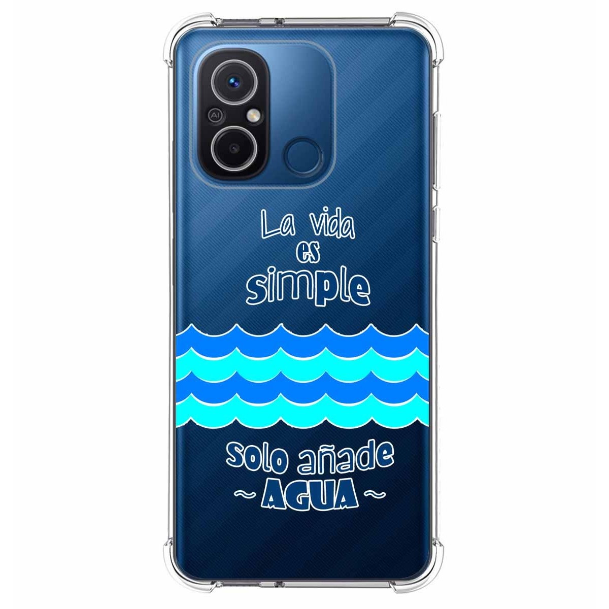 Funda Silicona Antigolpes compatible con Xiaomi Redmi 12C diseño Agua Dibujos