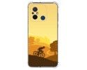 Funda Silicona Antigolpes compatible con Xiaomi Redmi 12C diseño Ciclista Dibujos