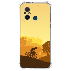 Funda Silicona Antigolpes compatible con Xiaomi Redmi 12C diseño Ciclista Dibujos